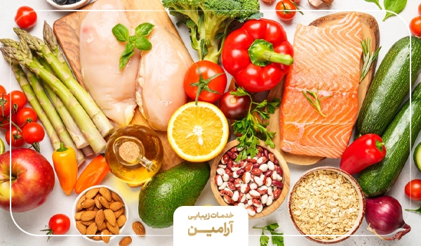 رژیم غذایی برای درمان خانگی ریزش موی سکه ای